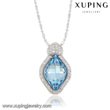 32792-xuping Modeschmuck Kristalle von Swarovski, kundenspezifisches Firmenlogo blaue Farbe Anhänger